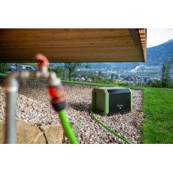 Nébulisateur Geyser Pro Lite disposé En extérieur