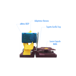 Boîtier eMitter BEEP et Adaptateur BANANA