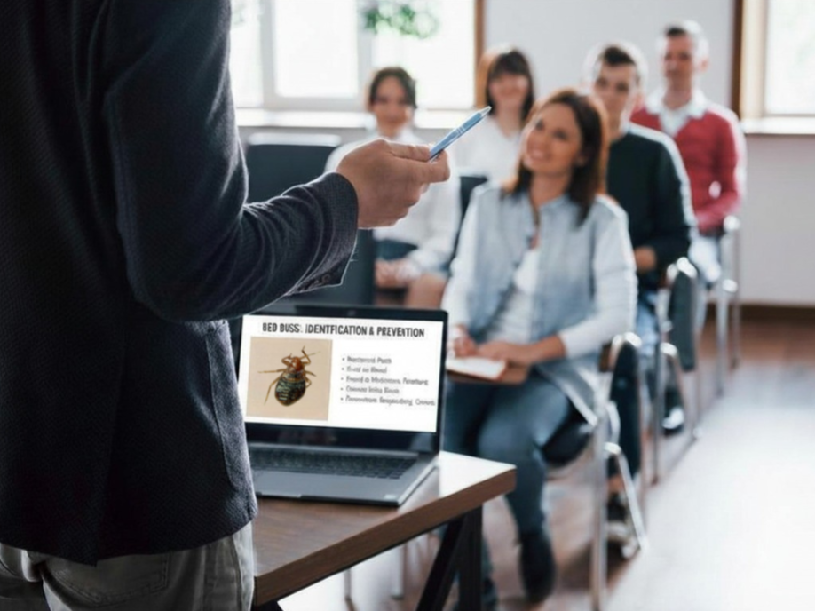 Formation punaise de lit, partie théorique en classe 