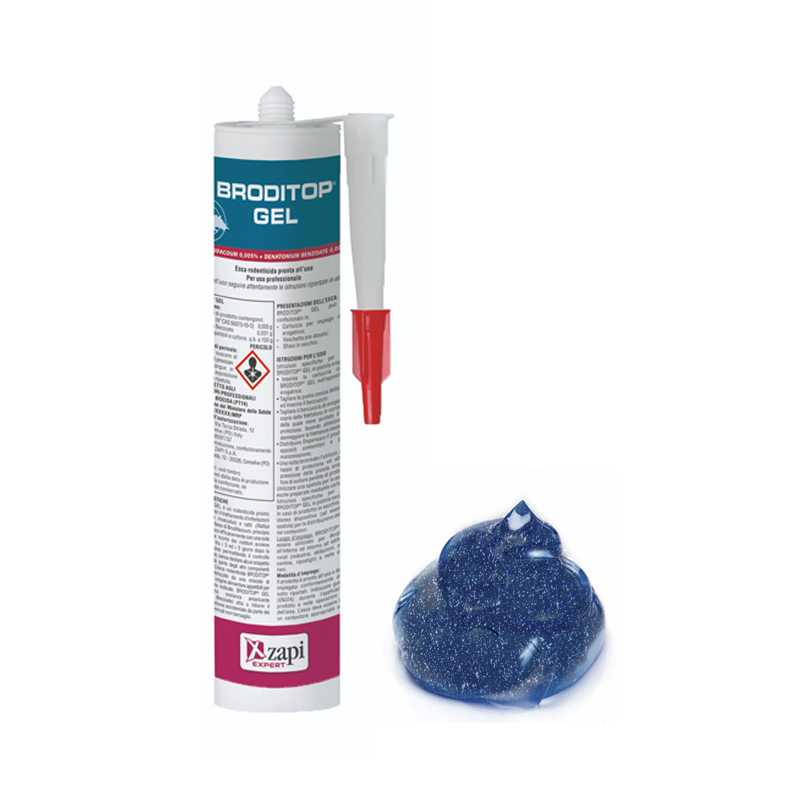 rodonticide en gel brodifacoum-50 ppm fluo